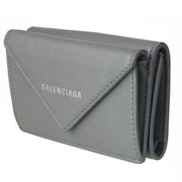 BALENCIAGA Wallet Tri Gray - Picture 1 of 5